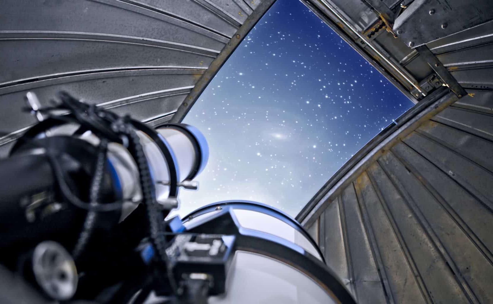天文台的望远镜